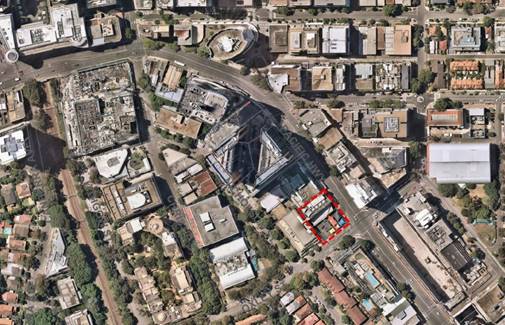 Aerial view of a city
Description automatically generated